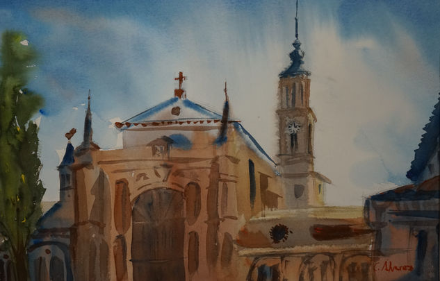 Cartuja de Aula Dei Watercolour Paper Landscaping