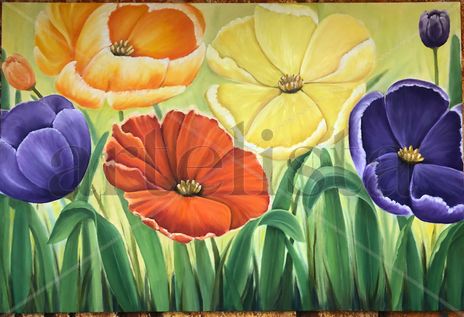 Tulipanes u amapolas