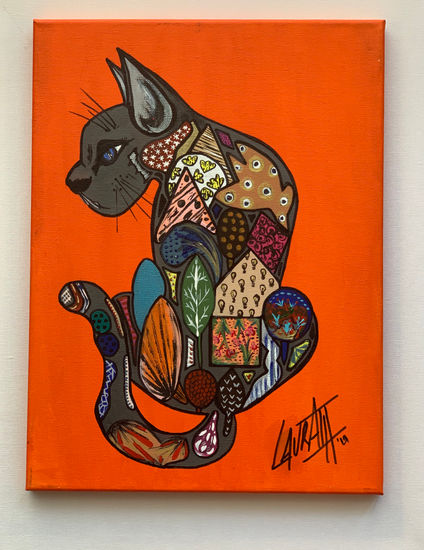 Gato Español Acrylic Canvas Animals