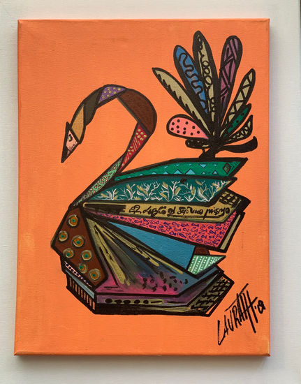 El cisne Acrylic Canvas Animals