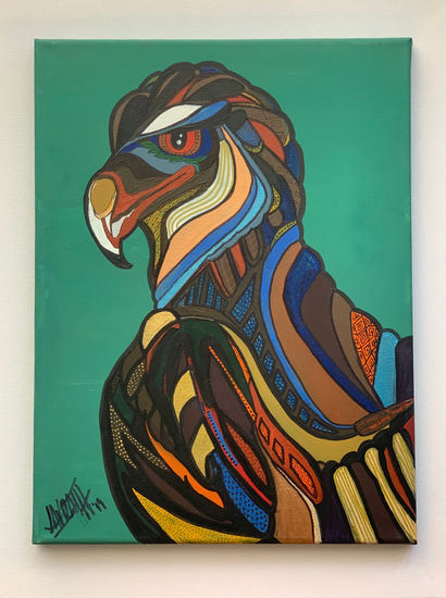 Águila Regia Acrylic Canvas Animals