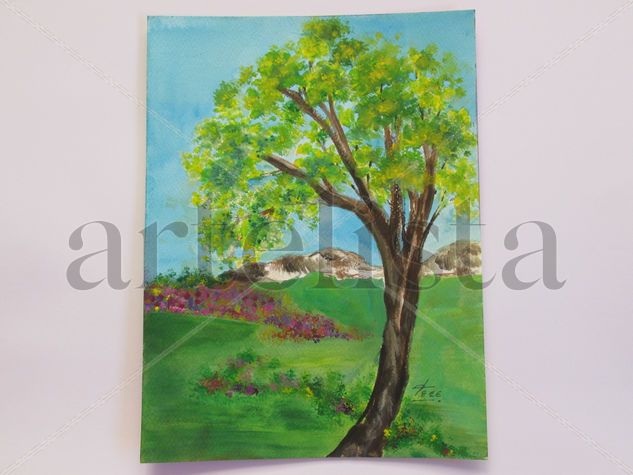 Desde el jardín Acrylic Paper Landscaping