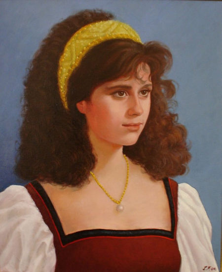 retrato Oil Canvas Portrait