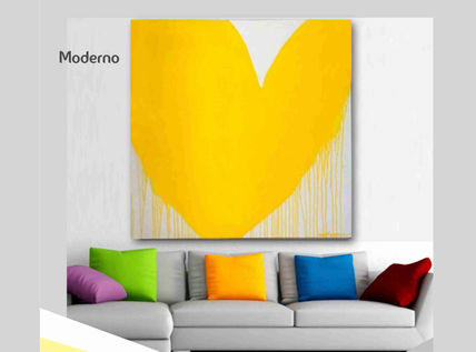 Corazón amarillo