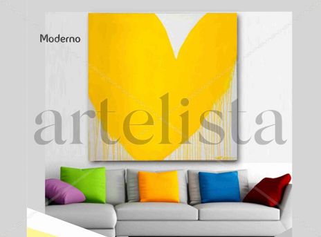 Corazón amarillo