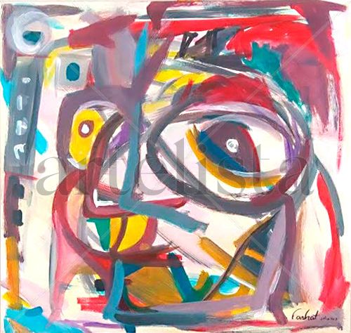 Transfiguración - Periodo Re-configuración Acrylic Panel Figure Painting