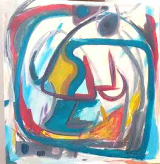 Cerca de la partida - Periodo Re-configuración Acrylic Panel Figure Painting