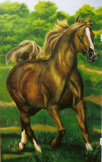 CAballo dorado