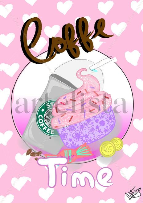 Ilustración coffe time