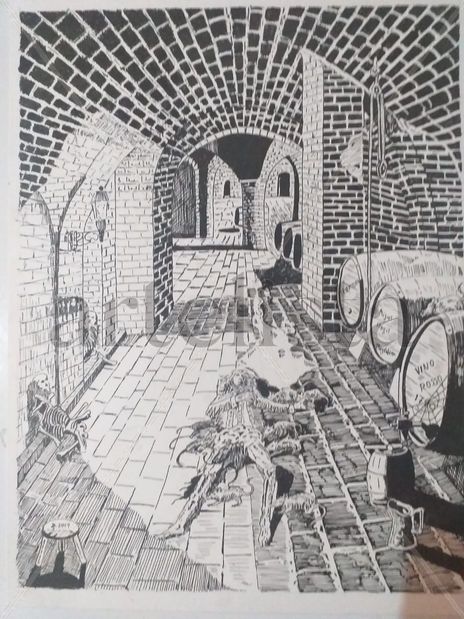 Banquete en la bodega