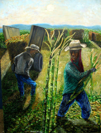 Frutos de la tierra Oil Canvas Landscaping