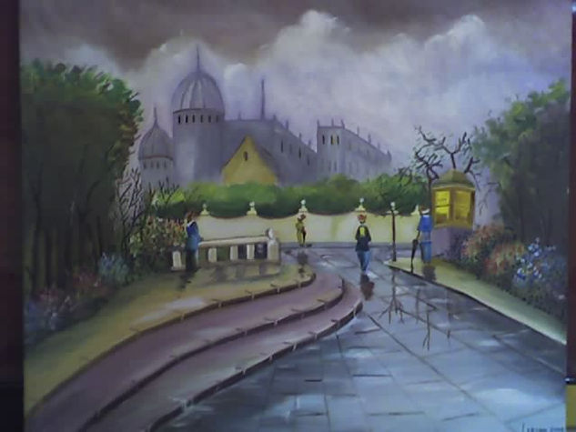 paris romantico Oil Canvas Landscaping