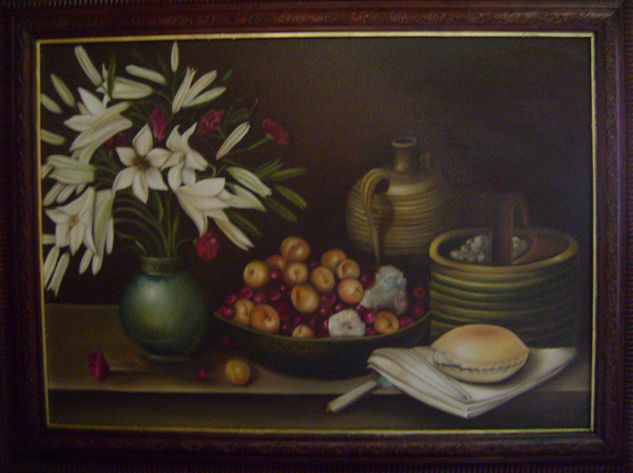 Dia de Mayo Oil Canvas Still Life Paintings