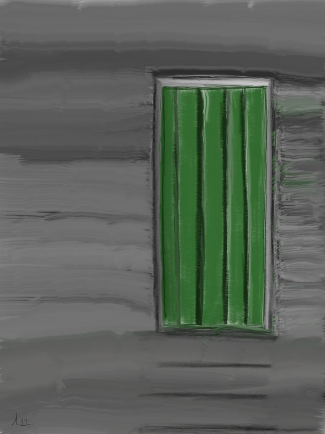 Puerta verde