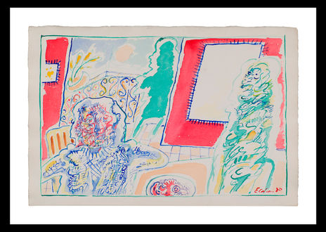 Acuarela y pastel 1...