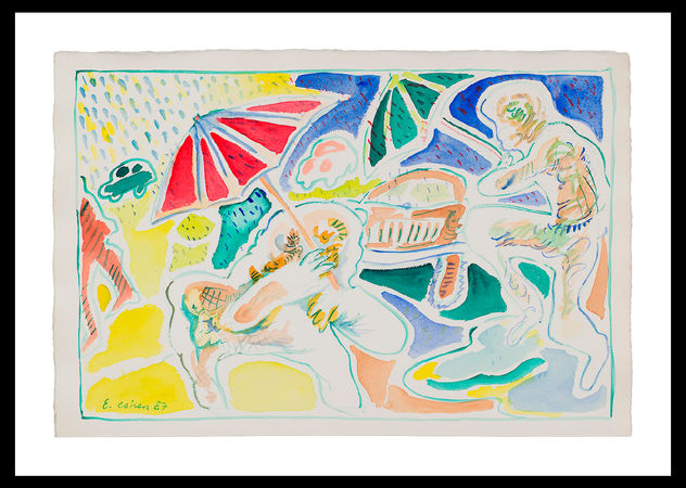 Acuarela y pastel 2 de Eduardo Cohen