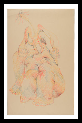 Pastel 1 de Eduardo Cohen Pastel Papel Desnudos