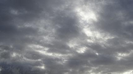 Gray sky