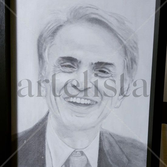 Carl Sagan Graphite