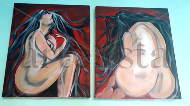 Flamígeras Oil Canvas Nude Paintings