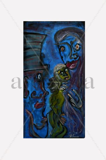 La medianoche Oil Canvas Figure Painting