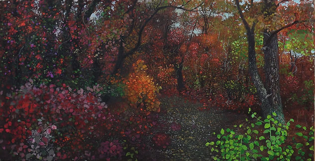 Autumn chanson Acrylic Canvas Landscaping