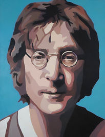 Retrato John Lennon...