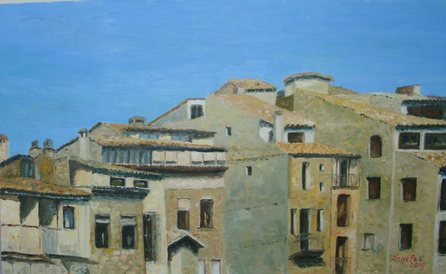 Cuenca I Oil Panel Marine Painting