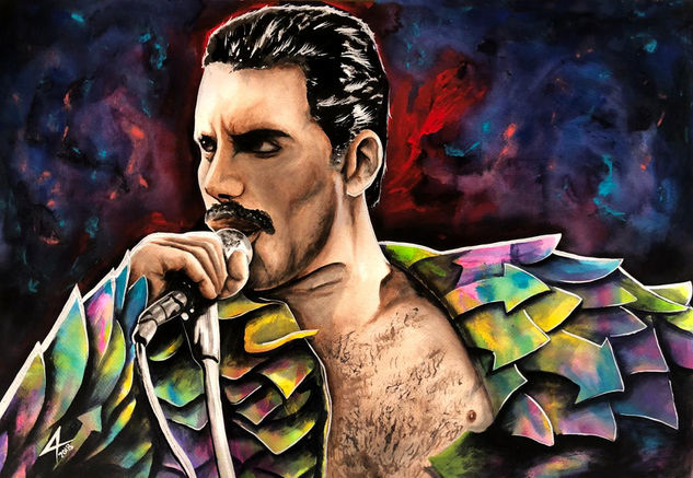 Freddy Mercury Acrylic Canvas Others