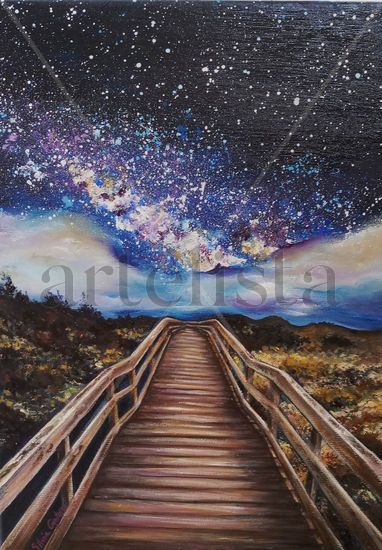 El camino hacia tus sueños Oil Canvas Landscaping