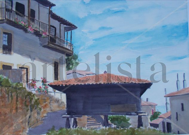 rincon de tazones Watercolour Paper Landscaping