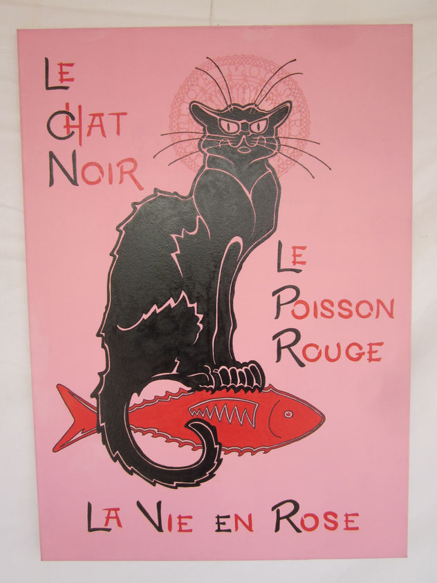 LE CHAT NOIR ET LE POISSON ROUGE