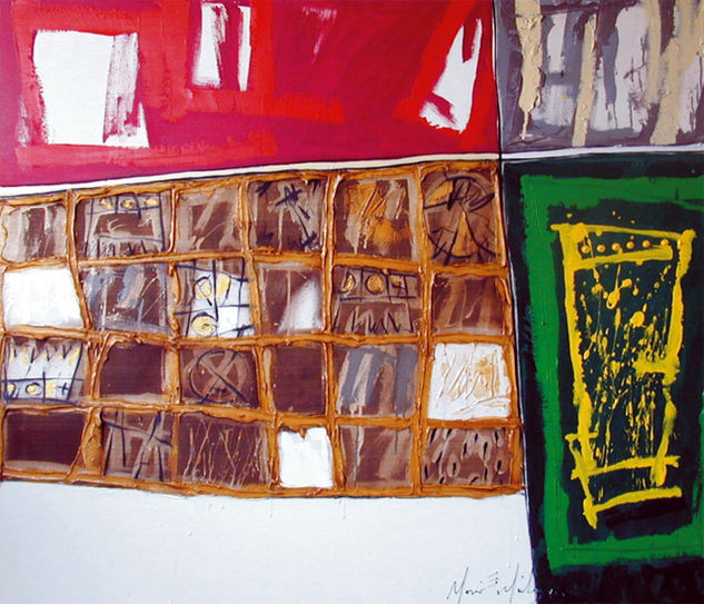 De la serie Asbtrctos #1 Mixed media Canvas Others