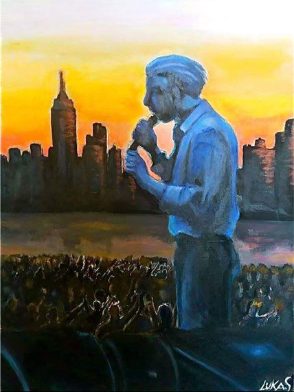 The Singer in Blue
