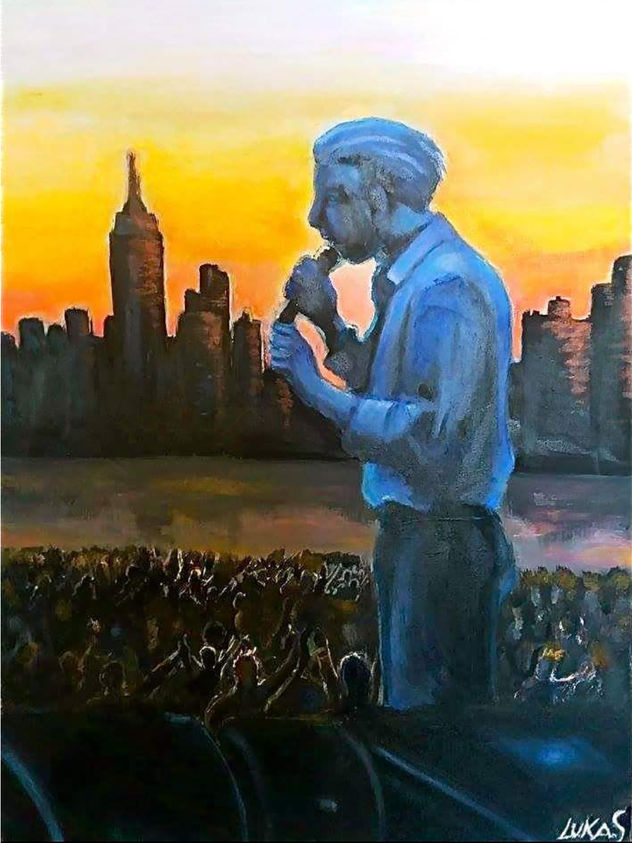 The Singer in Blue
