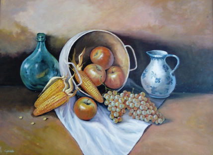 Fruta y maiz