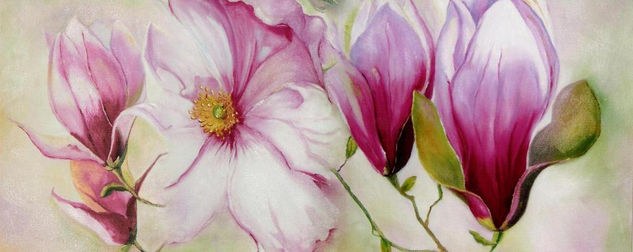 anemonas Oil Canvas Floral Painting