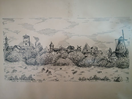Paisaje con molinos