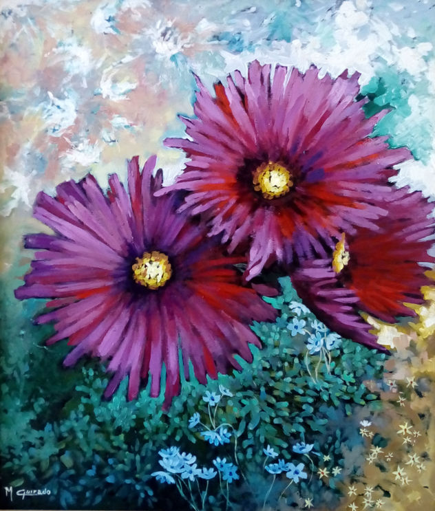 flores lilas