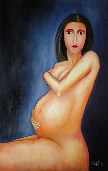 Protection Oil Canvas Nude Paintings