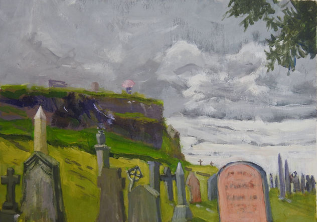 Cementerio en Stirling, Tierras Altas, Escocia