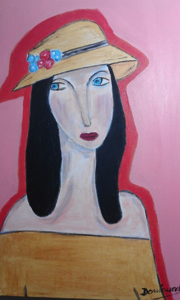MUJER DE AMARILLO