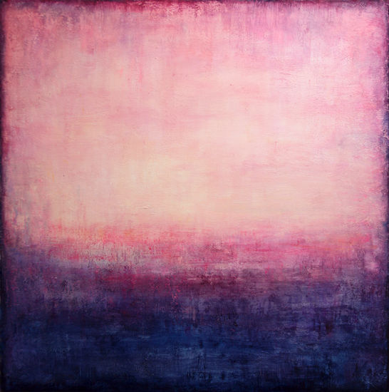 Abstract Sunset Landscape Acrylic Canvas Landscaping