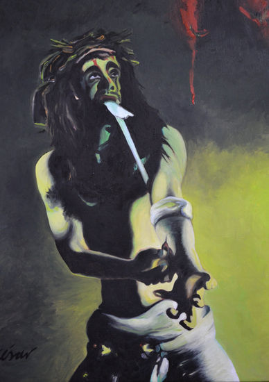 christian death Oil Canvas Figure Painting