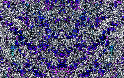 EB67-Blue garden