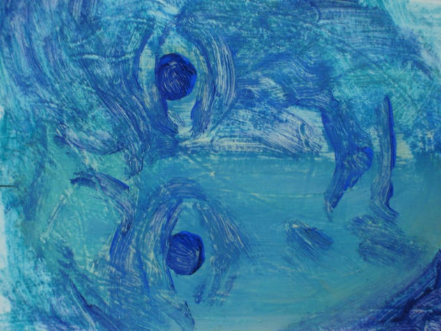 ojos azules