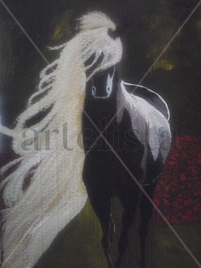 Potro al viento Acrylic Others Animals