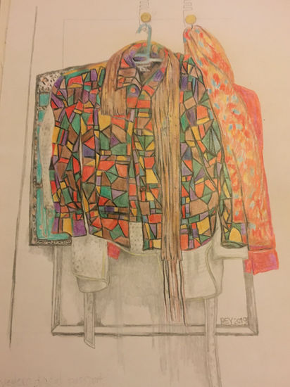 Silk Shirt, 2015 Pencil