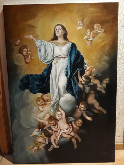 oleo religioso Oil Canvas Figure Painting