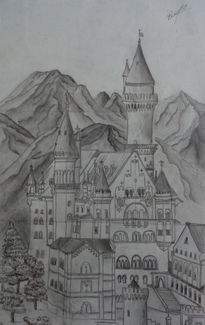 Draw of neuschwanstein